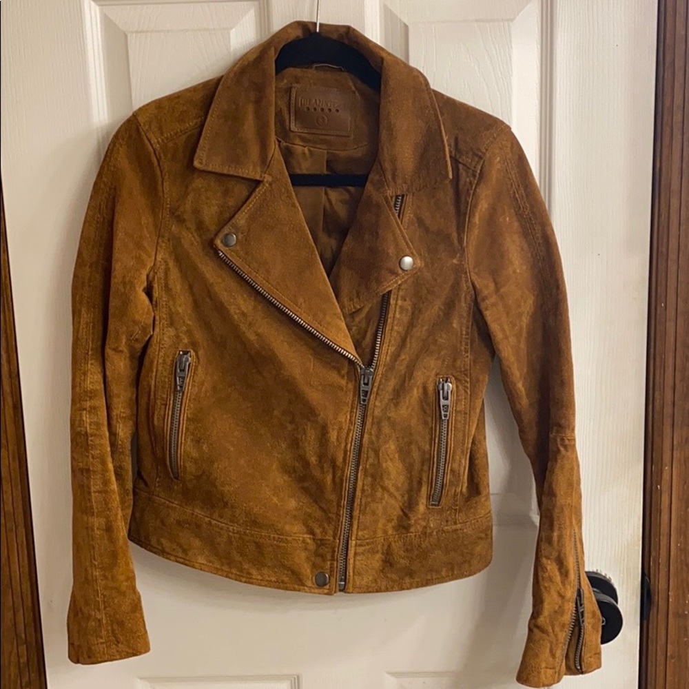 Blank NYC Suede Jacket in Spice